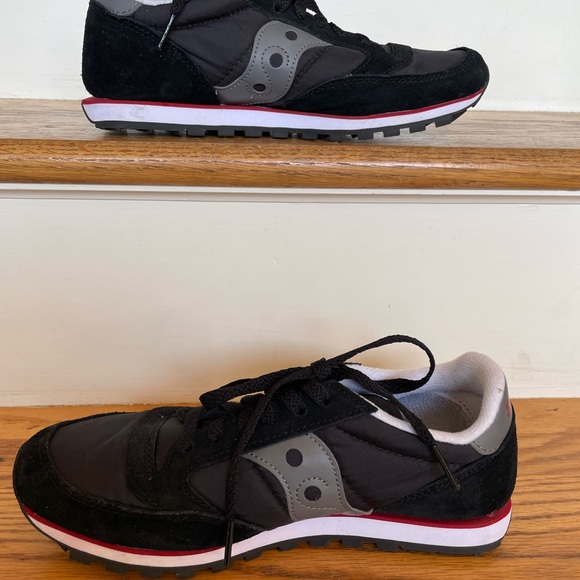 Saucony Women Jazz Original 1866-7 Black Red Running Shoes Sneakers Size 8.5 New - Picture 8 of 9